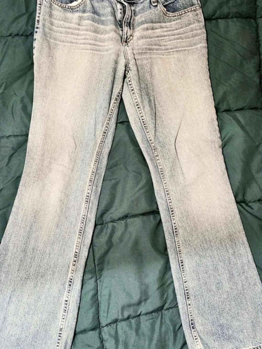 Vintage Y2K American Eagle Favorite Flare Jeans 100% Cotton 12 Long